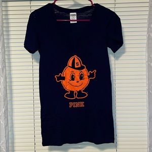 PINK Syracuse University v-neck t-shirt 🍊
